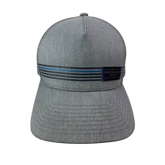 Travis Mathew Men's Fitted S/M‎ Golf Hat Cap Stripe Out Logo - Picture 1 of 16